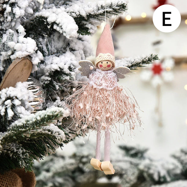 Christmas Doll Gnomes Elf Cute Angel XMAS Home Decoration Christmas Tree Decoration Natal Navidad Gift Happy New Year