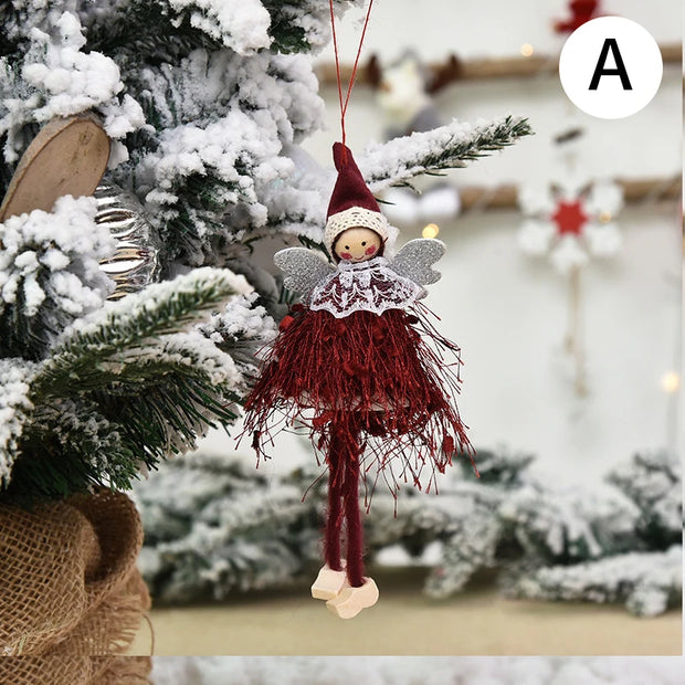 Christmas Doll Gnomes Elf Cute Angel XMAS Home Decoration Christmas Tree Decoration Natal Navidad Gift Happy New Year