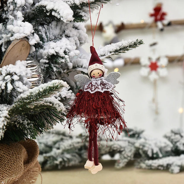 Christmas Doll Gnomes Elf Cute Angel XMAS Home Decoration Christmas Tree Decoration Natal Navidad Gift Happy New Year