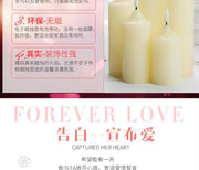 LED electronic candle lights Christmas decorations church wedding window shop scene layout new decorations