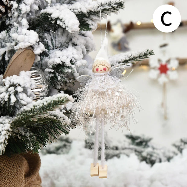 Christmas Doll Gnomes Elf Cute Angel XMAS Home Decoration Christmas Tree Decoration Natal Navidad Gift Happy New Year