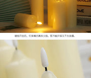 LED electronic candle lights Christmas decorations church wedding window shop scene layout new decorations