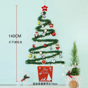 Christmas creative wall tree with lights DIY Christmas ornaments treeGlowing christmas tree christmas ornaments  happy tree
