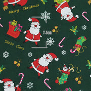 Christmas Fabric Xmas Cotton Twill Cloth Santa Claus Tree Snowman for Sewing Patchwork By The Meter