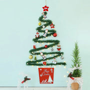 Christmas creative wall tree with lights DIY Christmas ornaments treeGlowing christmas tree christmas ornaments  happy tree