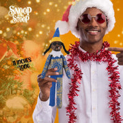 Snoop on A Stoop Plush Elf Doll Toy Hip Hop Doll Ornaments for Home 2024 Christmas Shelf Decorations