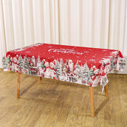 Christmas Tablecloth Christmas Decorations for Home 2025 Xmas Gifts Navidad New Year Winter Holiday Kitchen Dining Table Cover