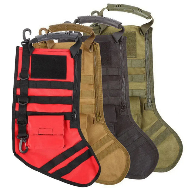 Christmas MOLLE Stocking Socks Tactical Military Bag Dump Drop Pouch Utility Storage Bags Combat Hunting Pack Magazine Pouches