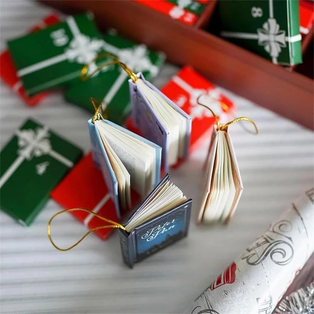 2025 Mini Book Advent Calendar 25 Book Gifts For Book Lovers Christmas Countdown Decor Holiday Bookworm Gift Idea