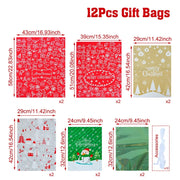Christmas Gift Candy Bags Merry Christmas Decoration for Home 2024 Xmas Party Decor Ornaments Navidad Natal New Year Gifts 2025