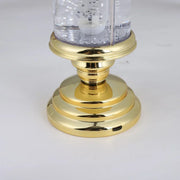 New LED Christmas Candle LED Flameless Candle Light Swirling Glitter Colorful Fantasy Crystal Night Lights Xmas Party Home Decor