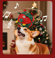 Christmas Dog Toy Balls Teething Relief Self-Entertaining Fun Durable Plush Anti-Boredom Interactive Play Toys Pet Supplies