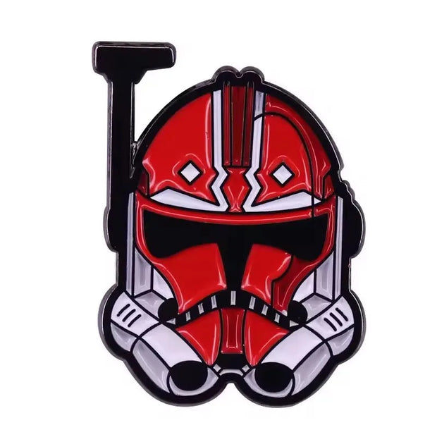 90s Retro Wars Movies Enamel Pins Cartoon Metal Brooch Badge Fashion Jewellery Backpack Accessory Gifts