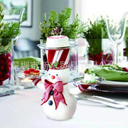 Resin Santa Claus Statues Holding Snack Tray Christmas Figurine with Treats Holder Cake Dessert Stand Fruit Plate for Xmas Party