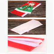 Christmas Handle Covers For Fridge Microwave Oven Santa Claus Dishwasher Door Handle Cover Xmas Party New Year Decoration