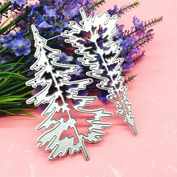 Christmas Tree Metal Carbon Steel Cutting Die DIY Scrapbooking Embossing Paper Cards Template Photo Album Card Making Supplies
