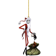 The Nightmare Before Christmas Hanging Ornament Jack And Sally Cartoon Pendant New Year Holidays Party Xmas Tree Decoration