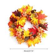 Easter Cross Wreath with Bow Rattan Ring Garland Hanging Ornament for Home Front Door Wall Garden Decoration Art Gift Supplies