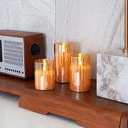 LED Lights for Home Electronic Candle LED Candle Decoration LED Glass Candle Full Set Remote Control Timer for Christmas Wedding