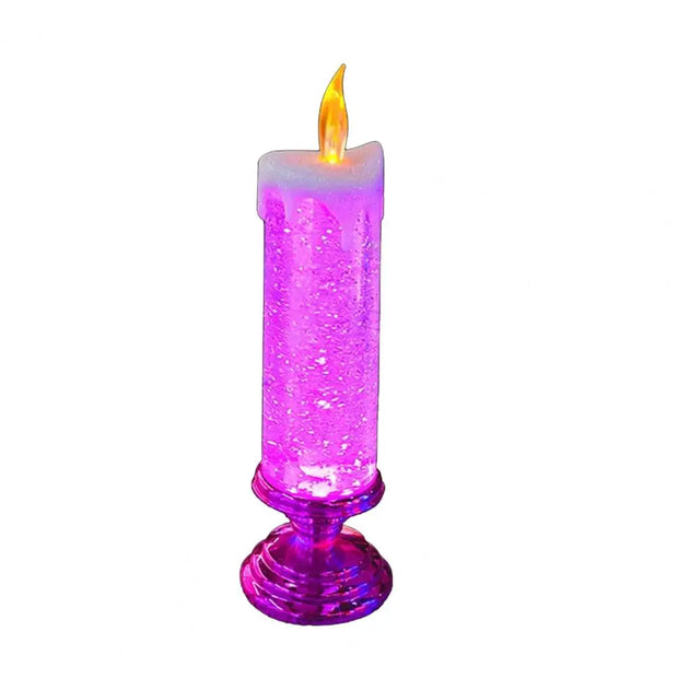 1 Set Candle Light Eye-catching ABS Create Atmosphere Birthday Decoration Candle Light   Decorative Light  for Party