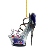 The Nightmare Before Christmas Hanging Ornament Jack And Sally Cartoon Pendant New Year Holidays Party Xmas Tree Decoration