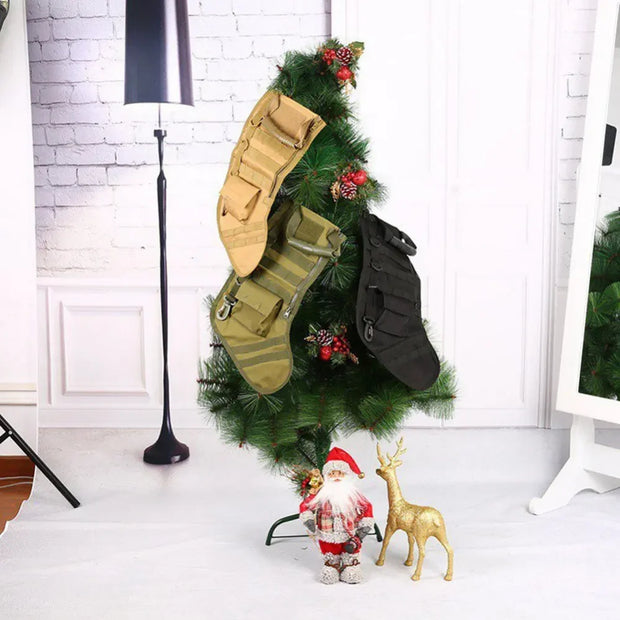 Christmas MOLLE Stocking Socks Tactical Military Bag Dump Drop Pouch Utility Storage Bags Combat Hunting Pack Magazine Pouches