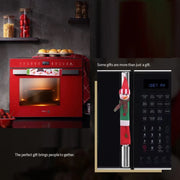 Christmas Handle Covers For Fridge Microwave Oven Santa Claus Dishwasher Door Handle Cover Xmas Party New Year Decoration