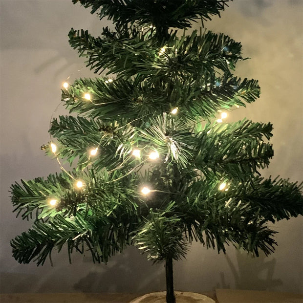 Christmas Tree Ornament Durable Mini Christmas Tree Decoration Prop for Christmas Parties Family Gatherings Daily Desktop Decor