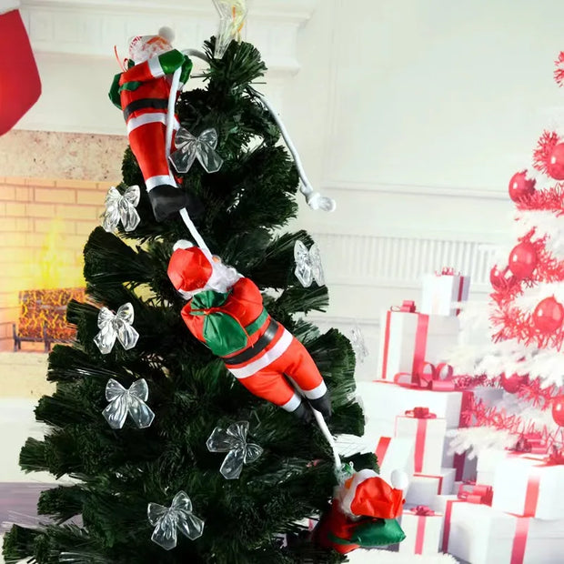 2024 New year santa claus fence peeps christmas decoration outdoor holiday occasion home garden новы  Decoration Navidad