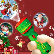 Christmas children's projector small flashlight decoration for creating atmosphere. Twenty-four patterns of toys as Christmas gi