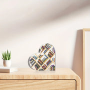 Charming Acrylic Heart-Shaped Book Lover'S Ornament - Perfect Christmas, Teacher Appreciation Gift Book Lover Gifts Gift For Tea