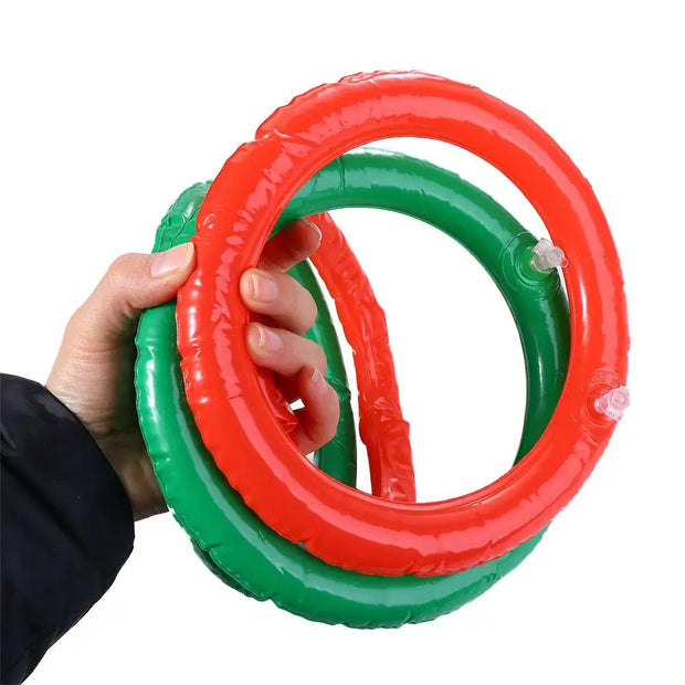 Kids Home Ring Toss New Year Gift Festival Outdoor Christmas Headband Inflated Toys Ferrule Game Inflatable Antler Hat