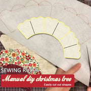 Handmade Christmas Tree Quilting Template Set Multifunctional Acrylic DIY Sewing Ruler Practical Sewing Pattern Tools