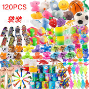 52/120Pcs Kids Birthday Party favors Pinata Stuffed Toy Finger Skateboard Stress Relief Toys Carnival Prize Pinata Filler Gift