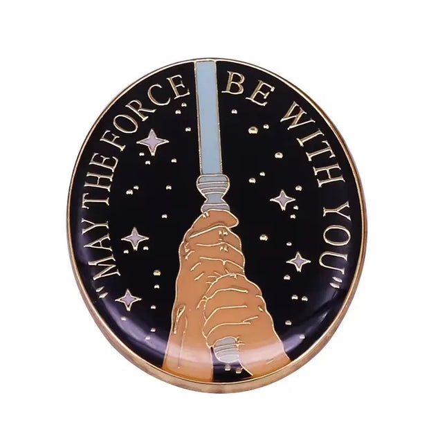 90s Retro Wars Movies Enamel Pins Cartoon Metal Brooch Badge Fashion Jewellery Backpack Accessory Gifts