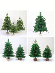 Christmas Tree Ornament Durable Mini Christmas Tree Decoration Prop for Christmas Parties Family Gatherings Daily Desktop Decor