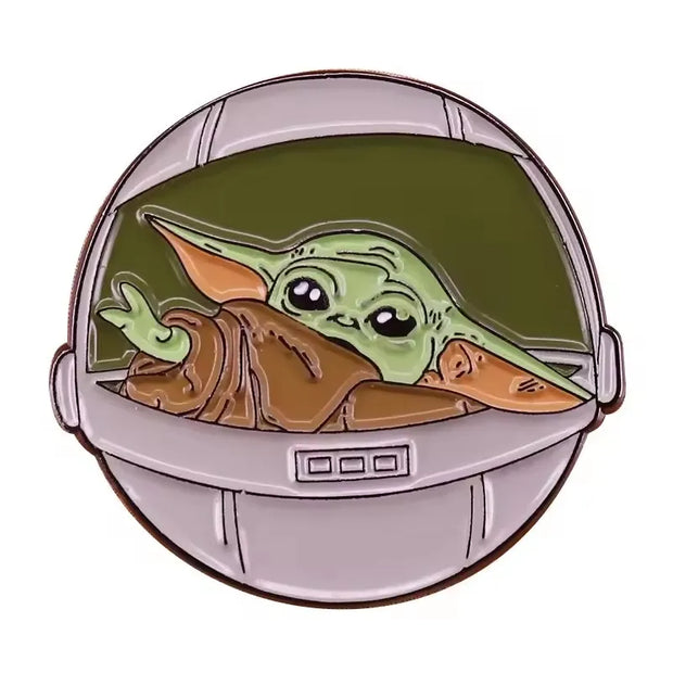 90s Retro Wars Movies Enamel Pins Cartoon Metal Brooch Badge Fashion Jewellery Backpack Accessory Gifts