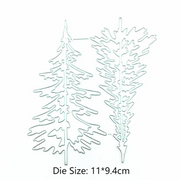 Christmas Tree Metal Carbon Steel Cutting Die DIY Scrapbooking Embossing Paper Cards Template Photo Album Card Making Supplies