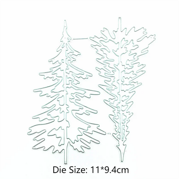 Christmas Tree Metal Carbon Steel Cutting Die DIY Scrapbooking Embossing Paper Cards Template Photo Album Card Making Supplies