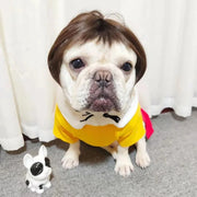 Pet Wig Dog And Cat Supplies Christmas Pet Accessories Curly Hair Straight Hair Diy Hand Woven Hair Wig DIY Accessorie