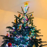 Durable Pixel Star Design Christmas Tree Belongs To Household Products Dirt Resistant Durable Affordable And Versatile