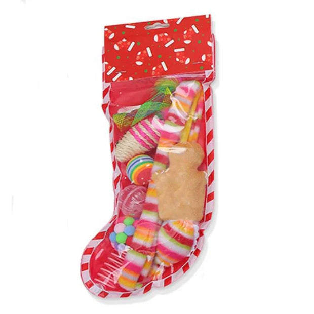 Fashion Christmas Pet Toys Cat Cute Funny Toy Sets New Year Gifts Hot Sale Simple 2024