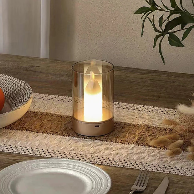 1 rechargeable LED light and motion sensor candle light, flameless design, perfect gift for Christmas and Thanksgiving