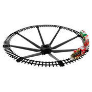 Christmas Train Set with Realistic Sound and Light Railway Car Battery Operated Festive Tree Decoration Toy New Year Gifts