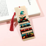 elf Christmas themed bookmarks, decorative book themed bookmarks for book lovers bookworms reading markers suitable for ladies
