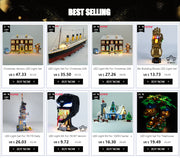 LED Light Kit For Christmas Gift 21330 Home Alone House Street View Building Blocks Bricks  Toy Lamp Set No Model RC Version