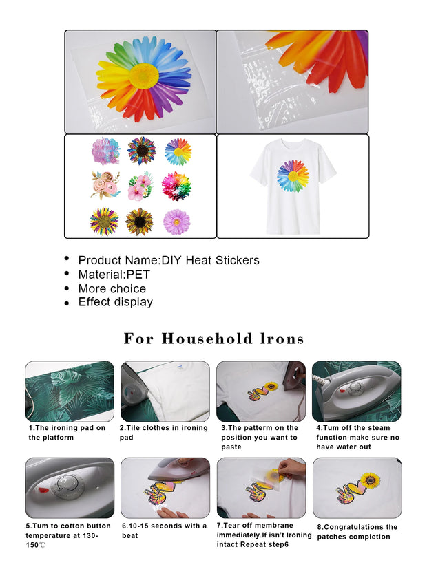 Custom Logo Iron-On Transfer For Clothing Patches DIY Washable T-Shirts Thermo Sticker Applique