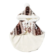 Christmas Pet Cosplay Costume Plush Cat And Dog Clothes Autumn And Winter New Cute Christmas Cloaks Pet Clothes