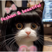 Pet Wig Dog And Cat Supplies Christmas Pet Accessories Curly Hair Straight Hair Diy Hand Woven Hair Wig DIY Accessorie